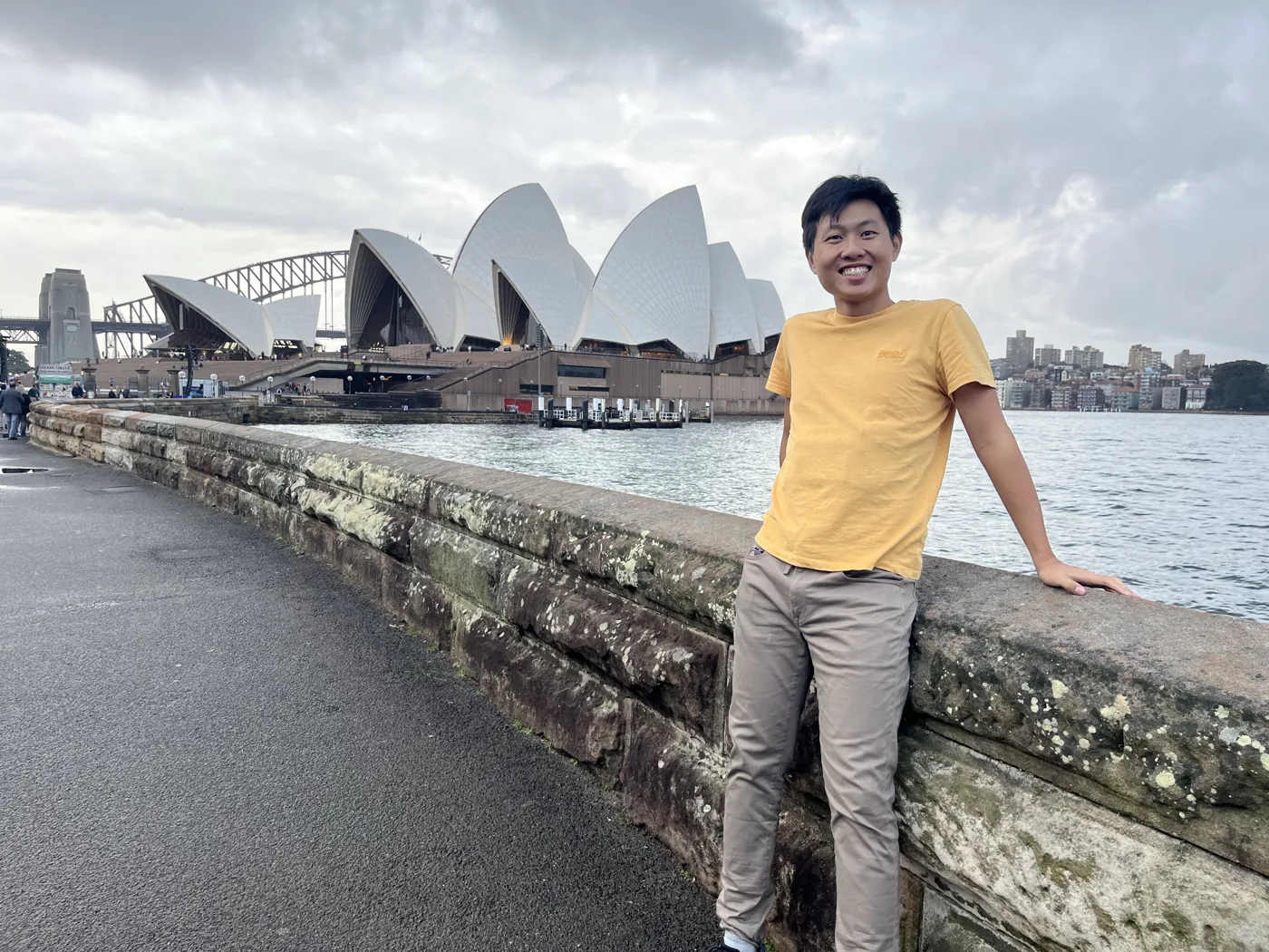Sydney Opera House with Harbour Bridge behind