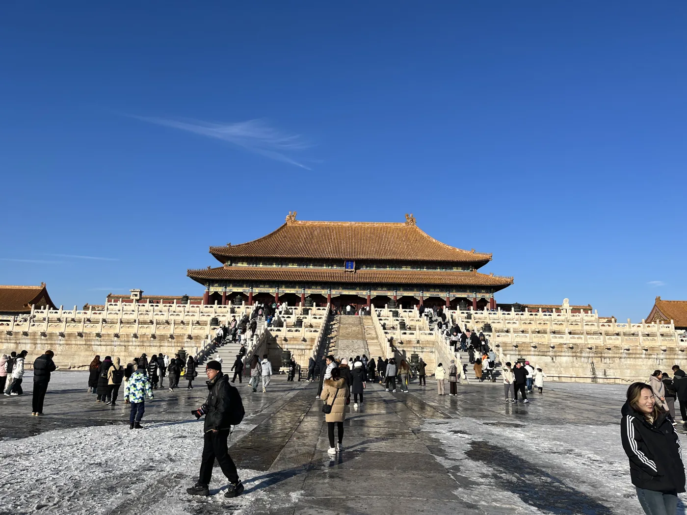 Forbidden City Hall of Supreme Harmony in winter
