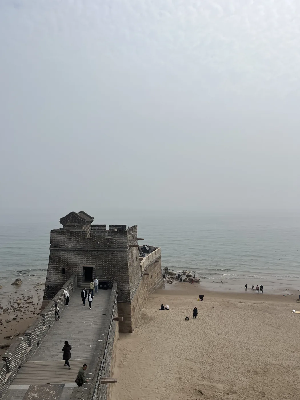Great Wall at Laolongtou where it meets the Bohai Sea, Shanhaiguan