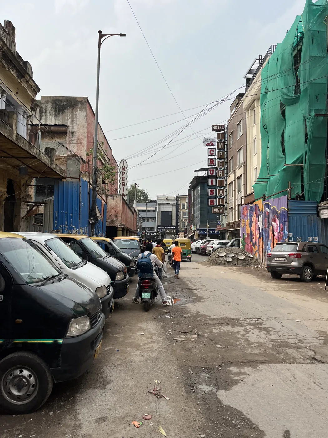 Old Delhi street scene near Chandni Chowk