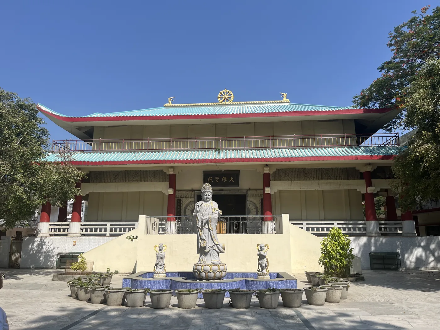 Chinese Buddhist temple near Mahabodhi, Bodh Gaya