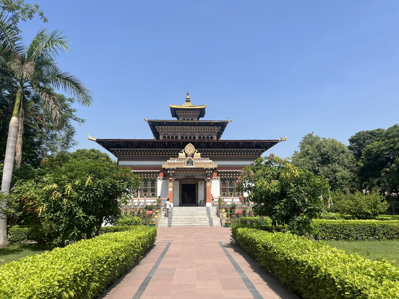 Bhutanese Buddhist monastery near Mahabodhi, Bodh Gaya