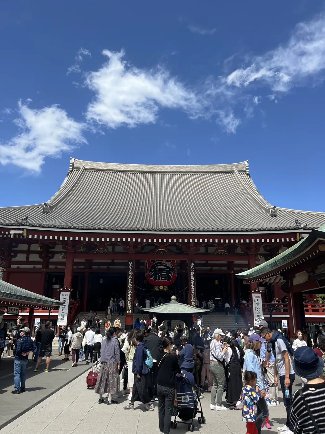Senso-ji Temple main hall, Asakusa, Tokyo