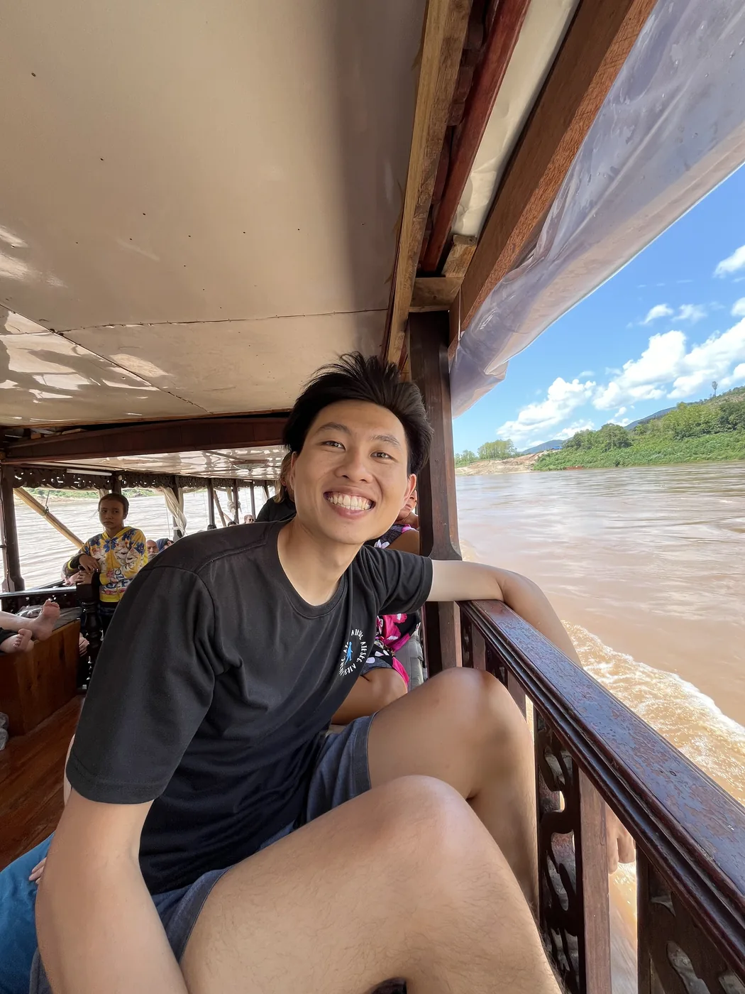 On the slow boat, Mekong River