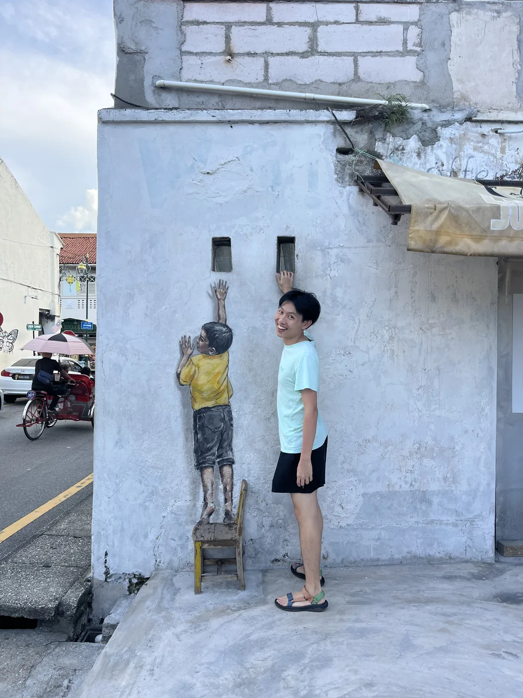 Interactive street art, Penang