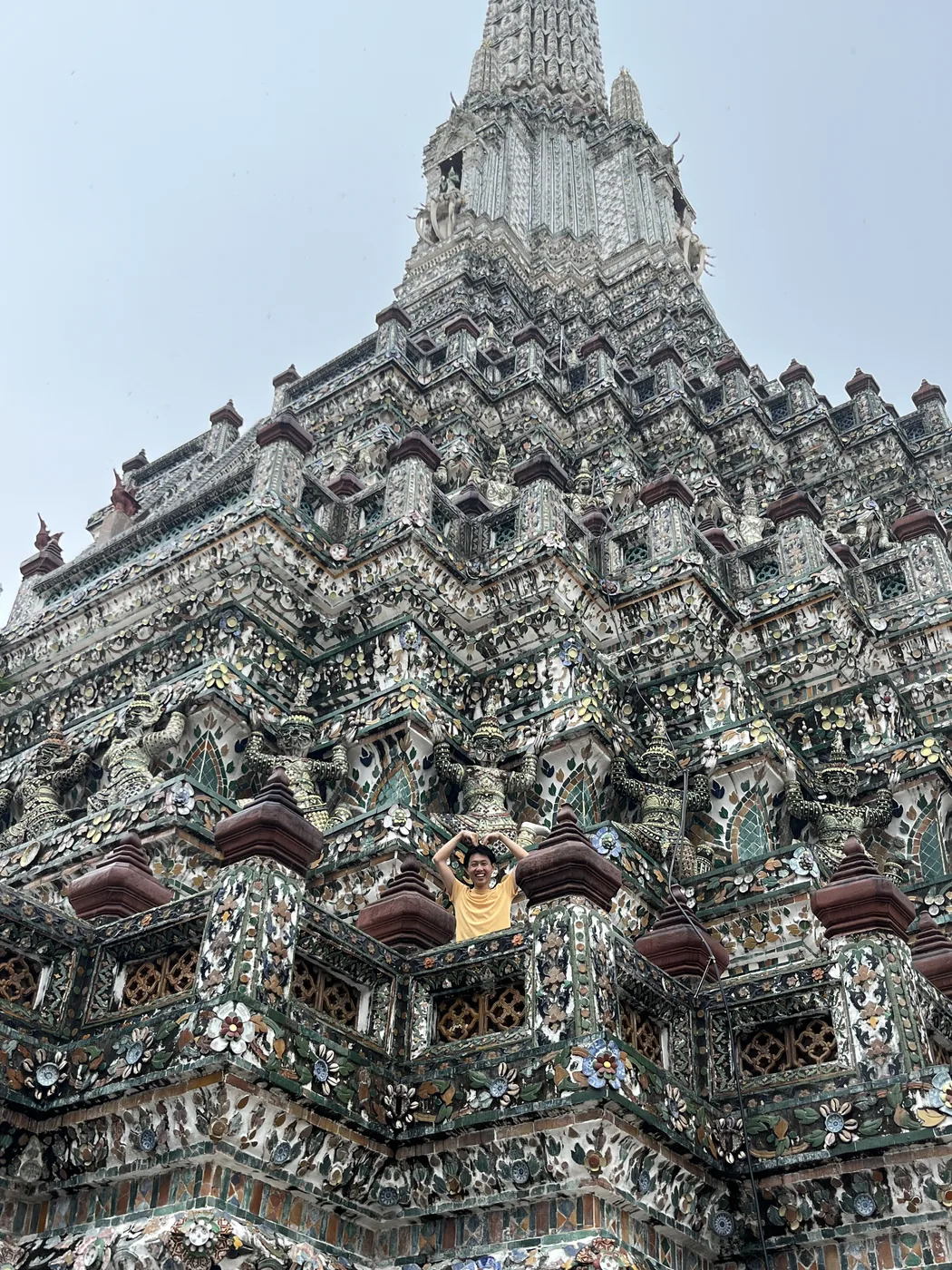 Climbing Wat Arun, Bangkok