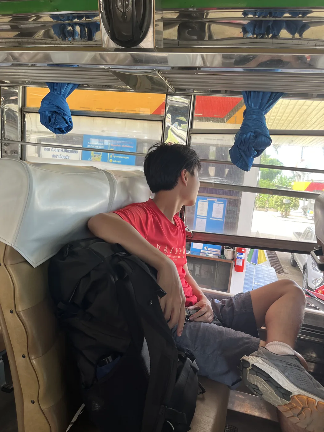 Local bus ride, Mae Salong