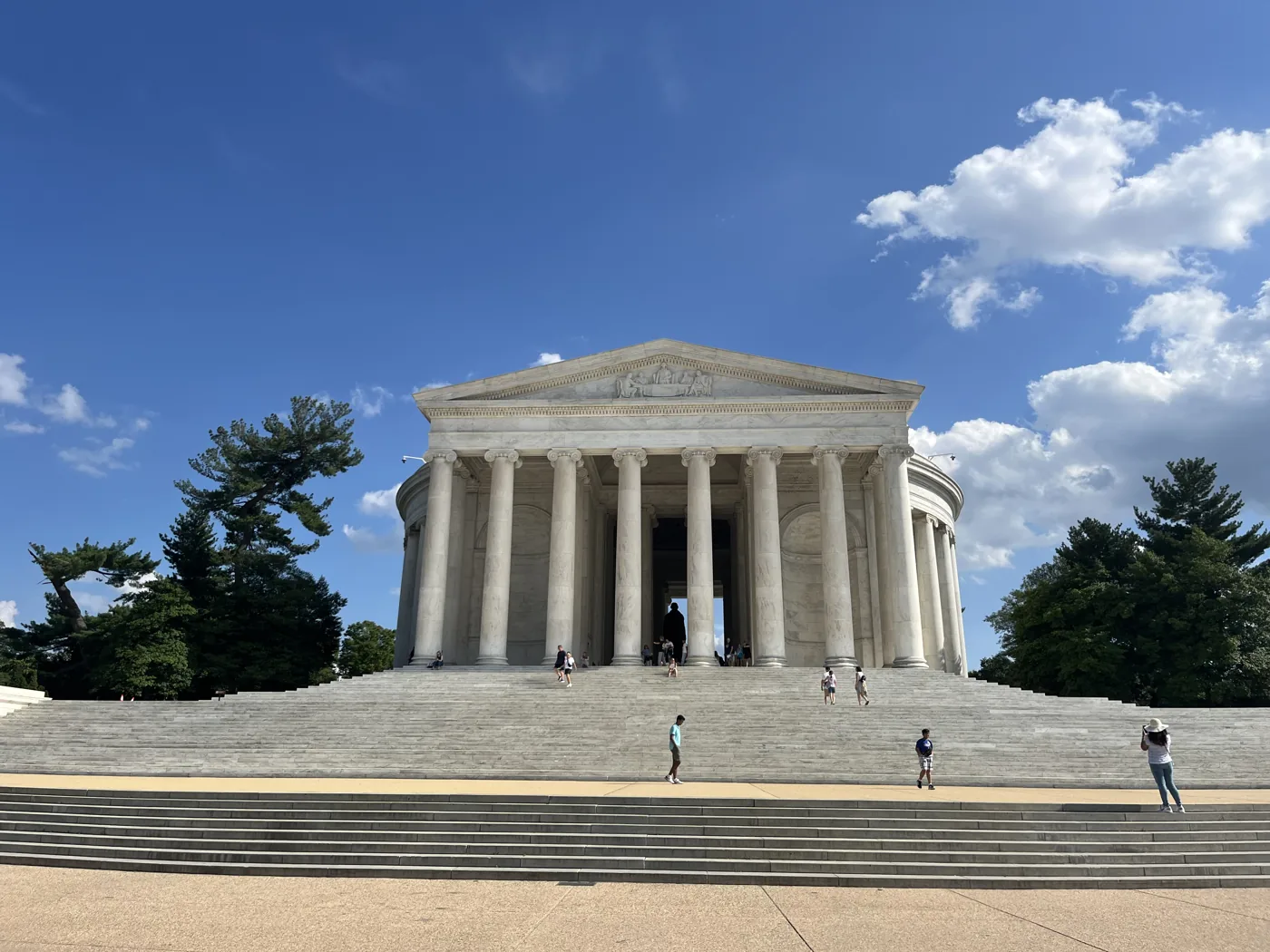 Jefferson Memorial front steps, Washington D.C.