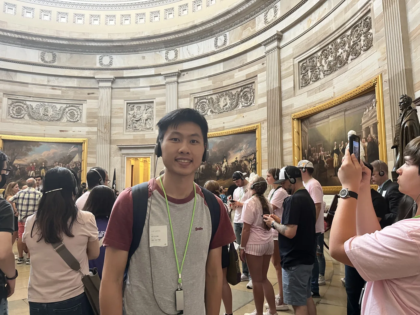 Inside the Capitol Rotunda, Washington D.C.