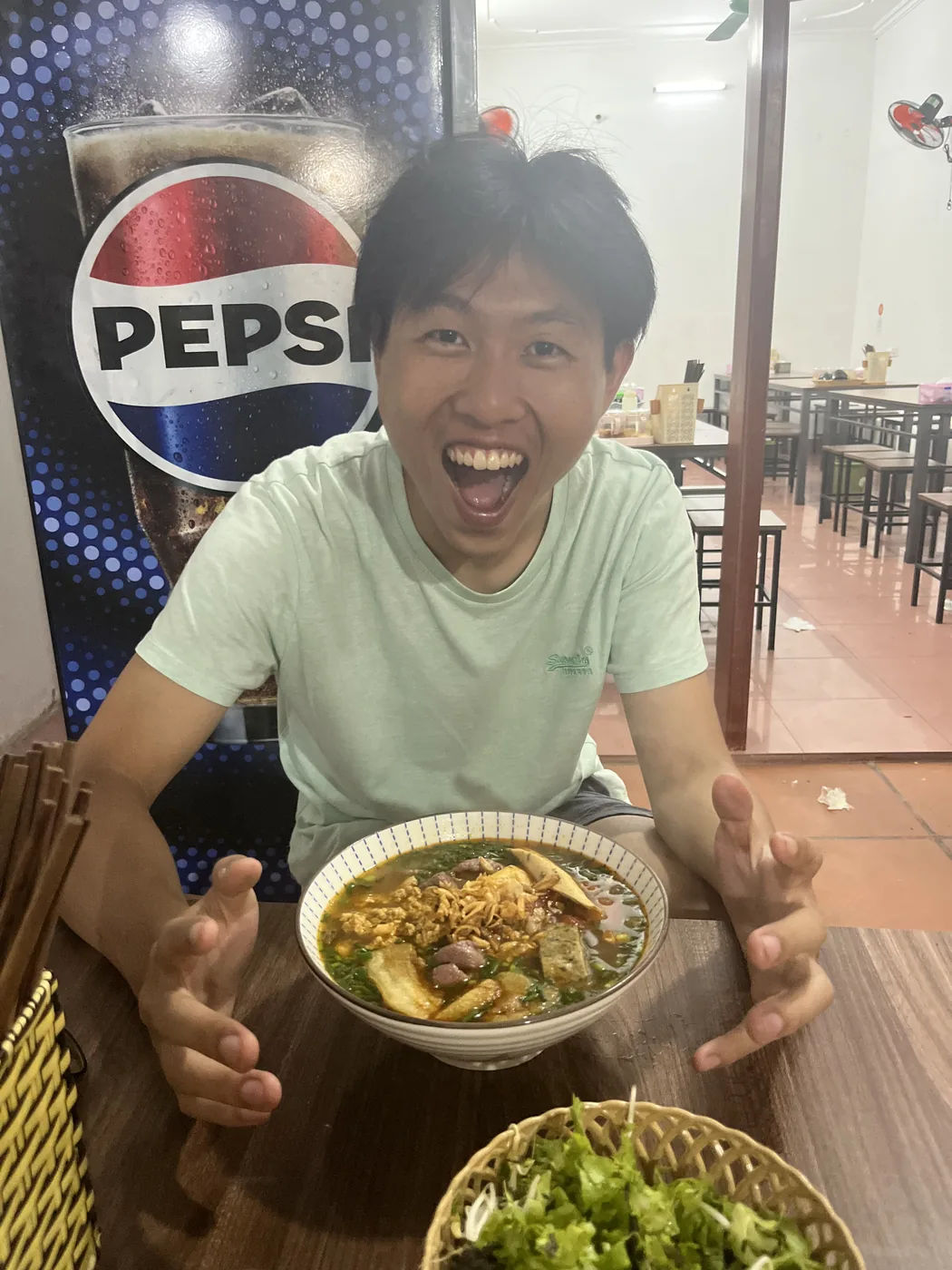 First bowl of Vietnamese noodles in Dien Bien Phu