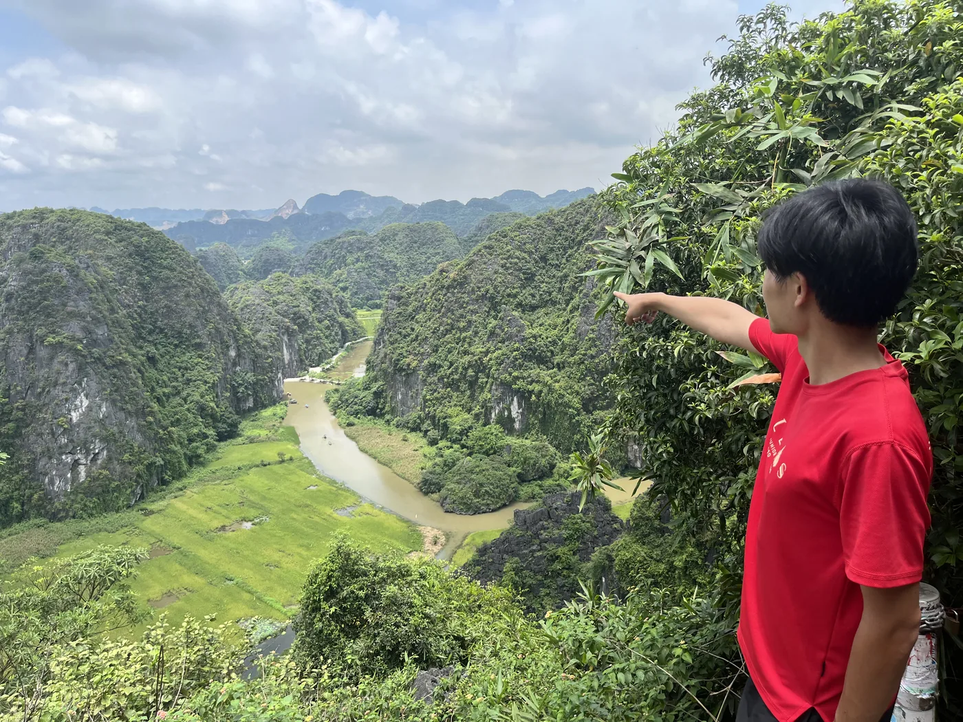 Panoramic view from Mua Cave summit, Ninh Binh